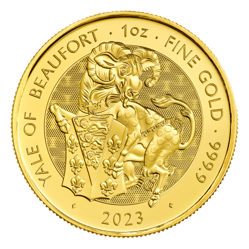 1 oz 2023 Tudor Beasts: The Yale of Beaufort Gold Coin | The Royal Mint