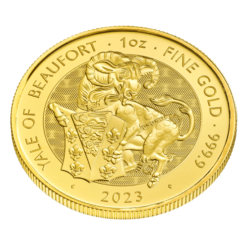 1 oz 2023 Tudor Beasts: The Yale of Beaufort Gold Coin | The Royal Mint