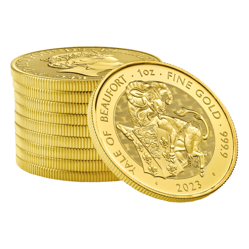 1 oz 2023 Tudor Beasts: The Yale of Beaufort Gold Coin | The Royal Mint