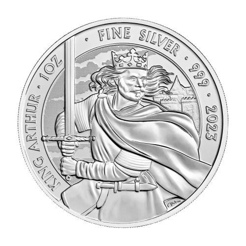 Pièce 1 once d'argent Le Roi Arthur 2023 | La Monnaie royale