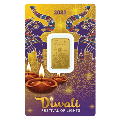 5 gram 2022 Diwali Gold Bar | PAMP Suisse