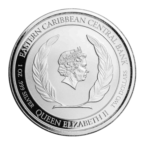 1 oz 2021 Dominica Sisserou Parrot Silver Coin | Scottsdale Mint