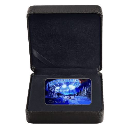 1 oz 2022 Canada's Unexplained Phenomena: The Yukon Encounter Rectangular Silver Coin | Royal Canadian Mint
