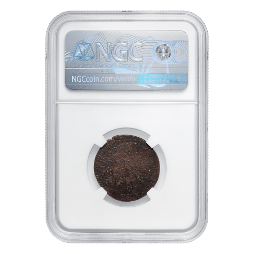 Set of 2 x 2022 Relics of New France Louis XIV 30 Deniers: Replica and Relic Silver Coins | Royal Canadian Mint