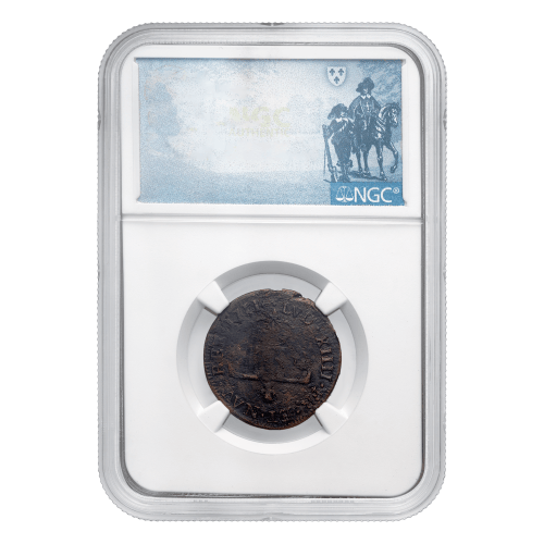Set of 2 x 2022 Relics of New France Louis XIV 30 Deniers: Replica and Relic Silver Coins | Royal Canadian Mint