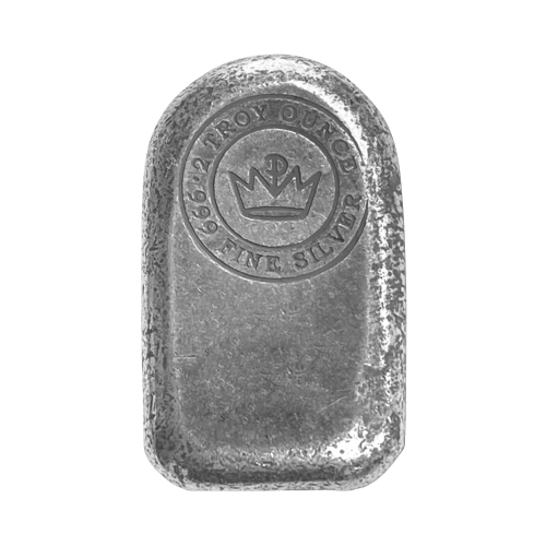 2 oz Haunted Tree Tombstone Shaped Silver Bar | Monarch Precious Metals