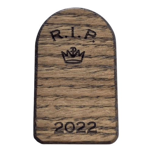 2 oz Haunted Tree Tombstone Shaped Silver Bar | Monarch Precious Metals