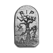 2 oz Haunted Tree Tombstone Shaped Silver Bar | Monarch Precious Metals