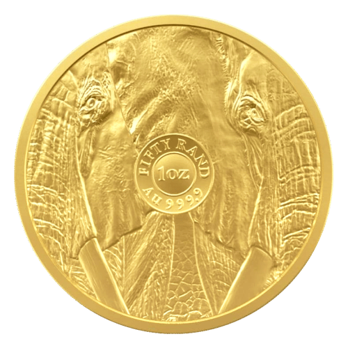 1 oz 2022 Big 5 Series: Elephant Gold Coin | South African Mint