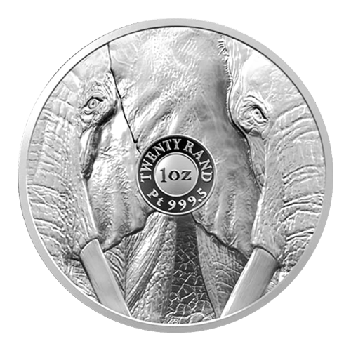 1 oz 2022 Big 5 Series: Elephant Platinum Coin | South African Mint