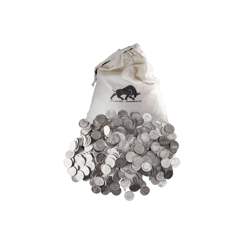 $500 Face Value Bag of U.S. Circulation 40% Pure Silver Coins (1965-1969) | United States Mint