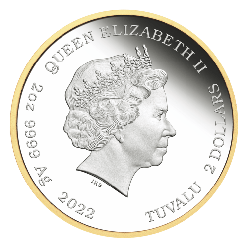 2 oz 2022 James Bond: 60 Years of Bond Gilded Proof Silver Coin | Perth Mint