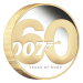 2 oz 2022 James Bond: 60 Years of Bond Gilded Proof Silver Coin | Perth Mint