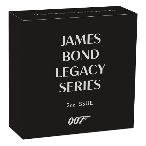 Pièce 1 once d'argent Épreuve numismatique Série Hommage à James Bond : Deuxième émission 2022 | Monnaie de Perth