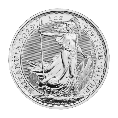 Pièce 1 once d'argent Britannia : Reine Elizabeth II 2023 | La Monnaie royale