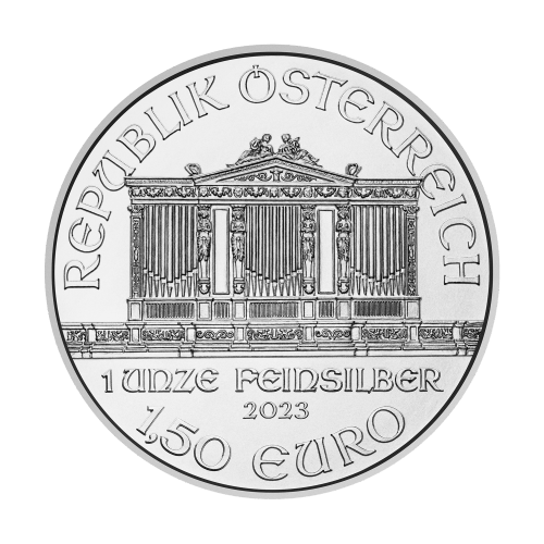 Pièce 1 once d'argent Philharmonique autrichienne 2023 | Monnaie autrichienne