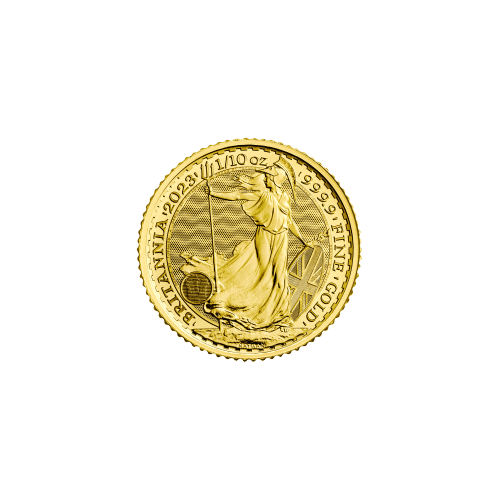 1/10 oz 2023 Britannia: Queen Elizabeth II Gold Coin | The Royal Mint
