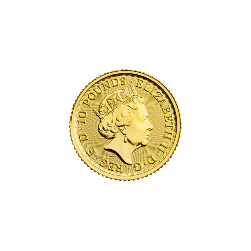 1/10 oz 2023 Britannia: Queen Elizabeth II Gold Coin | The Royal Mint