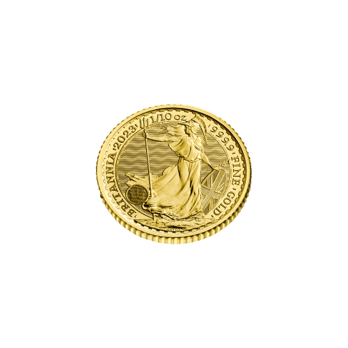 1/10 oz 2023 Britannia: Queen Elizabeth II Gold Coin | The Royal Mint