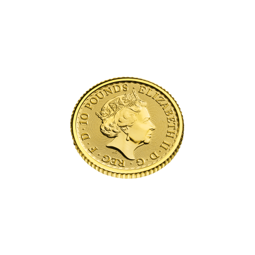1/10 oz 2023 Britannia: Queen Elizabeth II Gold Coin | The Royal Mint