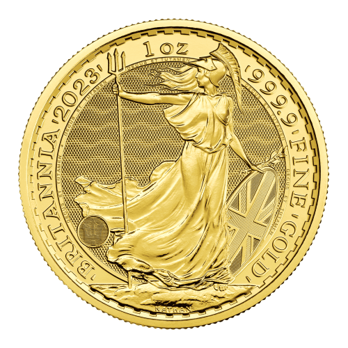 Pièce 1 once d'or Britannia : Reine Elizabeth II 2023 | La Monnaie royale