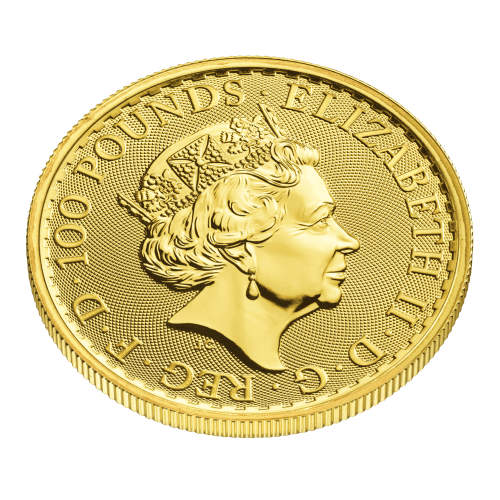 Pièce 1 once d'or Britannia : Reine Elizabeth II 2023 | La Monnaie royale