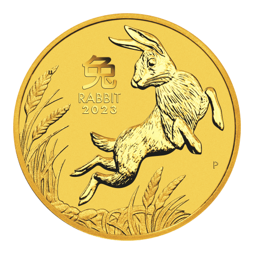 1 oz 2023 Australian Lunar Series III: Year of the Rabbit Gold Coin | Perth Mint