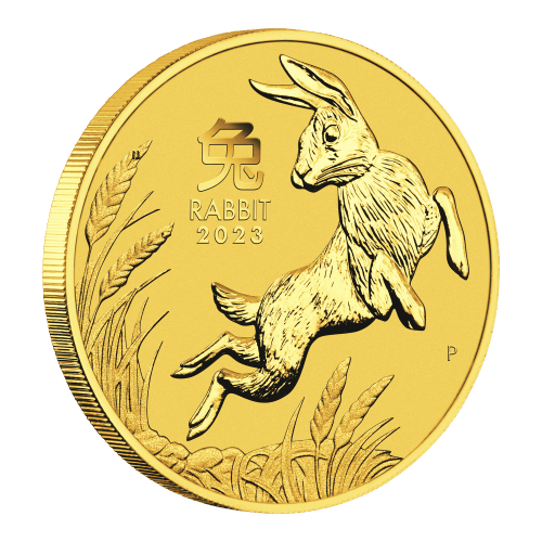 1 oz 2023 Australian Lunar Series III: Year of the Rabbit Gold Coin | Perth Mint