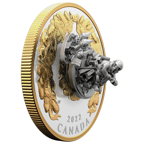 Pièce 5 onces d'argent Cadeaux des Fêtes 2022 | Monnaie royale canadienne