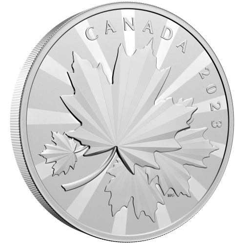 1 kilo 2023 Multifaceted Maples Silver Coin | Royal Canadian Mint