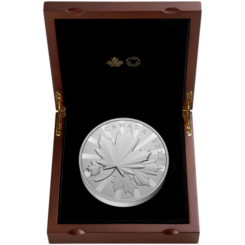 1 kilo 2023 Multifaceted Maples Silver Coin | Royal Canadian Mint