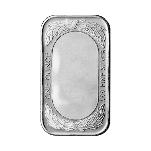 1 oz Snowman Face Colourized Silver Bar | Silvertowne Mint