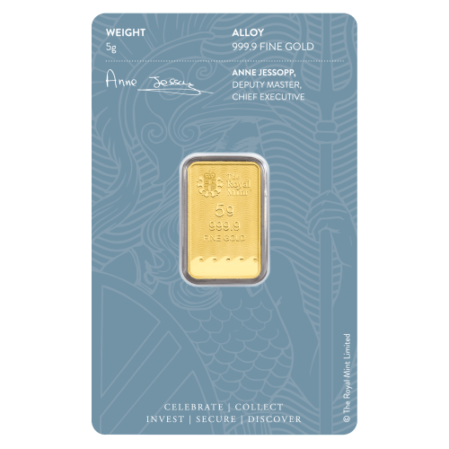 5 gram Britannia Gold Bar | The Royal Mint