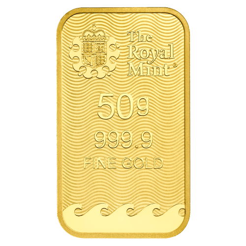 50 gram Britannia Gold Bar | The Royal Mint