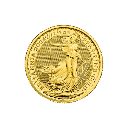 Pièce 1/4 once d'or Britannia : Reine Elizabeth II 2023 | La Monnaie royale