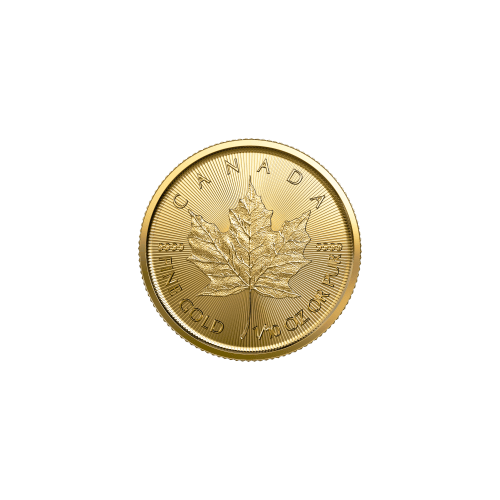 Pièce 1/10 once d'or Feuille d'érable canadienne 2023 | Monnaie royale canadienne