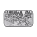 1 oz Horse and Sleigh Silver Bar | Silvertowne Mint
