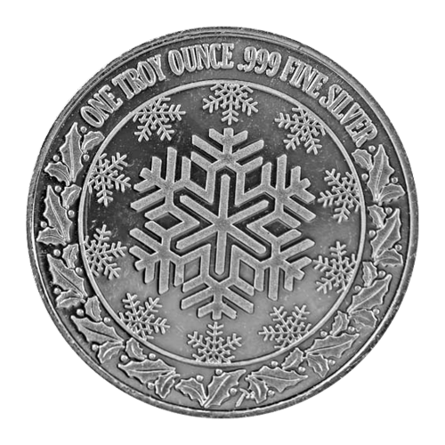 1 oz Christmas Blessings Silver Round | Silvertowne Mint