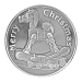 1 oz Merry Christmas Rocking Horse Silver Round | Silvertowne Mint