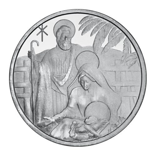 1 oz Jesus Birth Silver Round | Silvertowne Mint