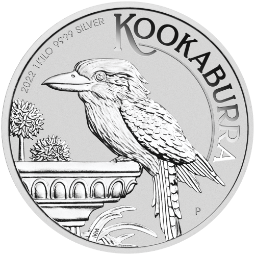 Pièce 1 kilo d'argent Kookaburra Australie 2022 | Monnaie de Perth