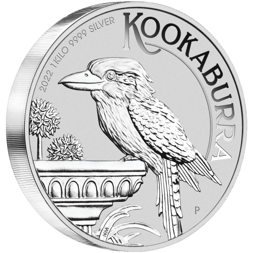 Pièce 1 kilo d'argent Kookaburra Australie 2022 | Monnaie de Perth