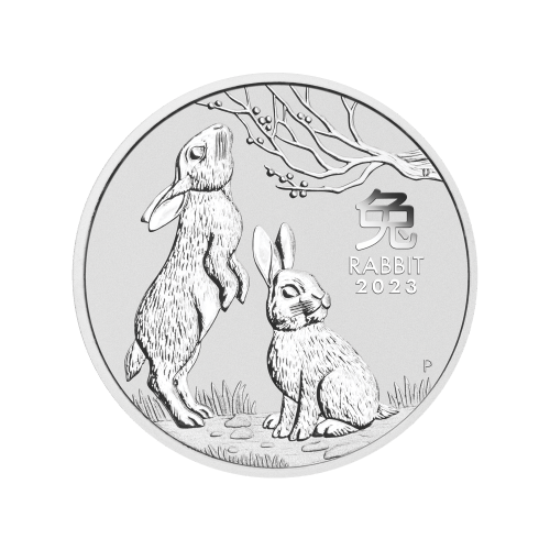 1/2 oz 2023 Australian Lunar Series III: Year of the Rabbit Silver