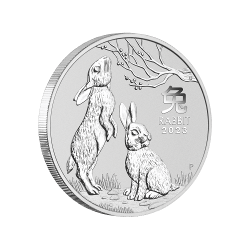 1/2 oz 2023 Australian Lunar Series III: Year of the Rabbit Silver
