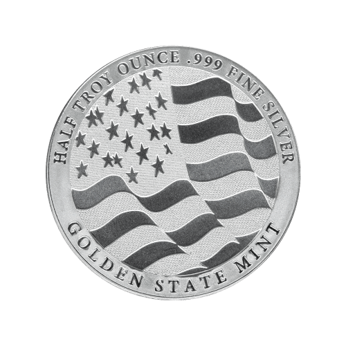 1/2 oz Eagle Silver Round | Golden State Mint