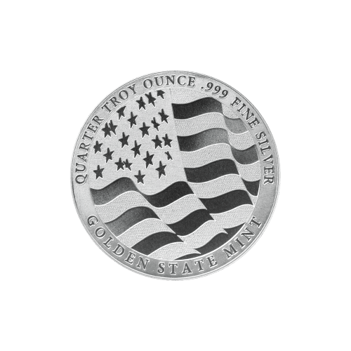 1/4 oz Eagle Silver Round | Golden State Mint