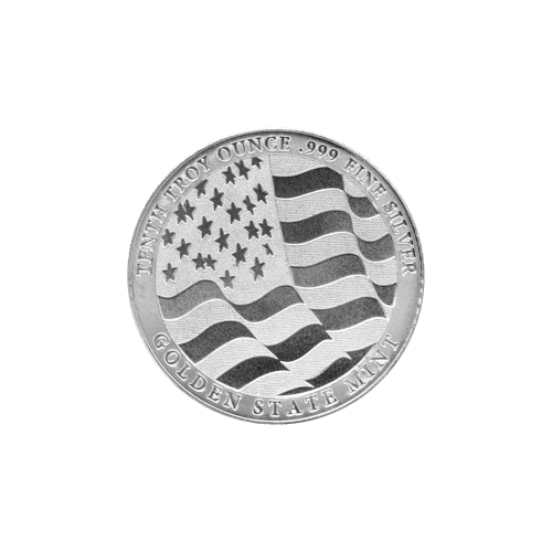1/10 oz Eagle Silver Round | Golden State Mint