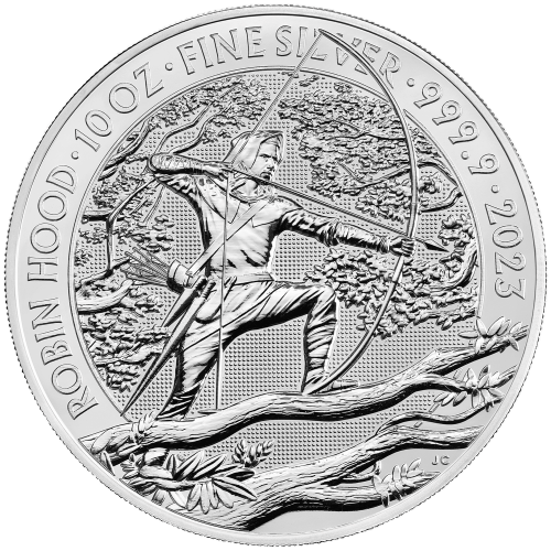 10 oz 2023 Robin Hood Silver Coin | The Royal Mint