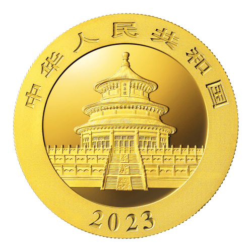 Pièce 30 grammes en or Panda Chine 2023 | Monnaie chinoise