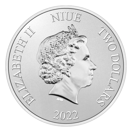 Pièce 1 once d'argent Dark Vador 2022 | Monnaie de Nouvelle-Zélande